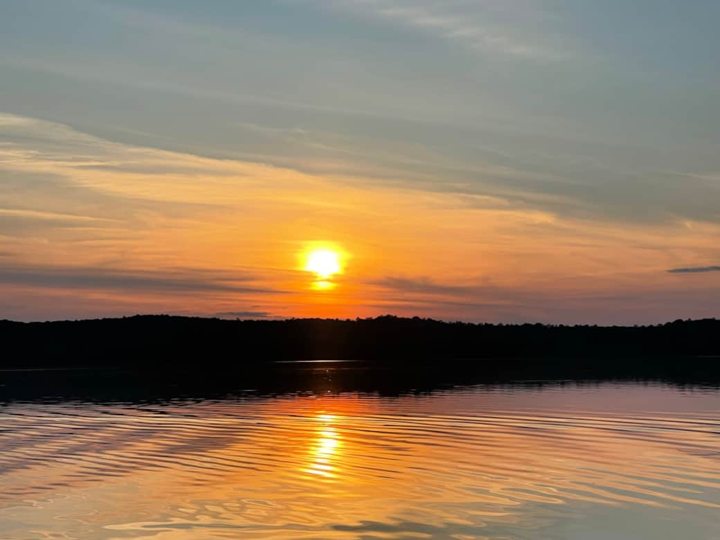 Sunset from the dock
