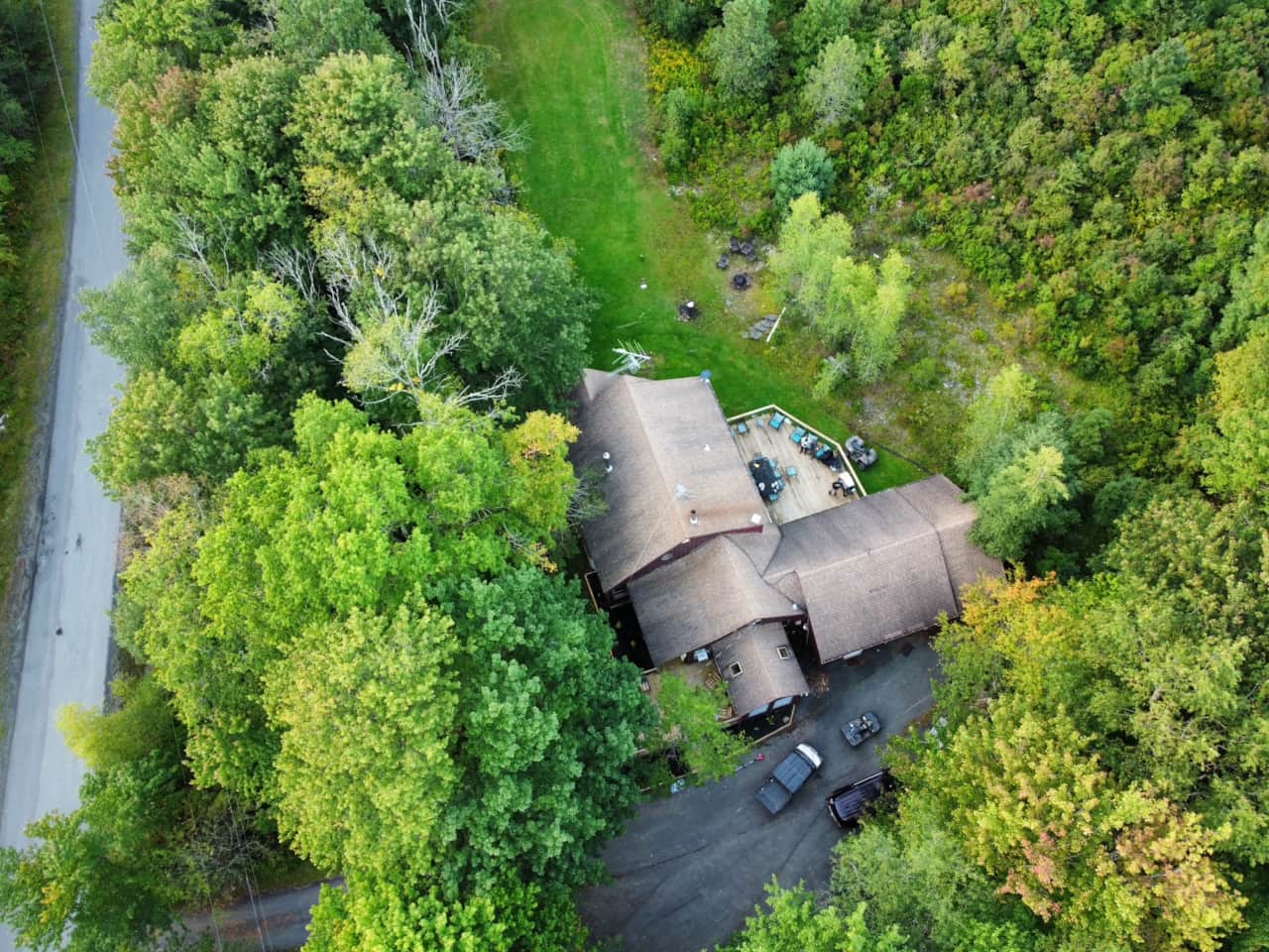 Dutch Hill Retreat – Aerial View of House