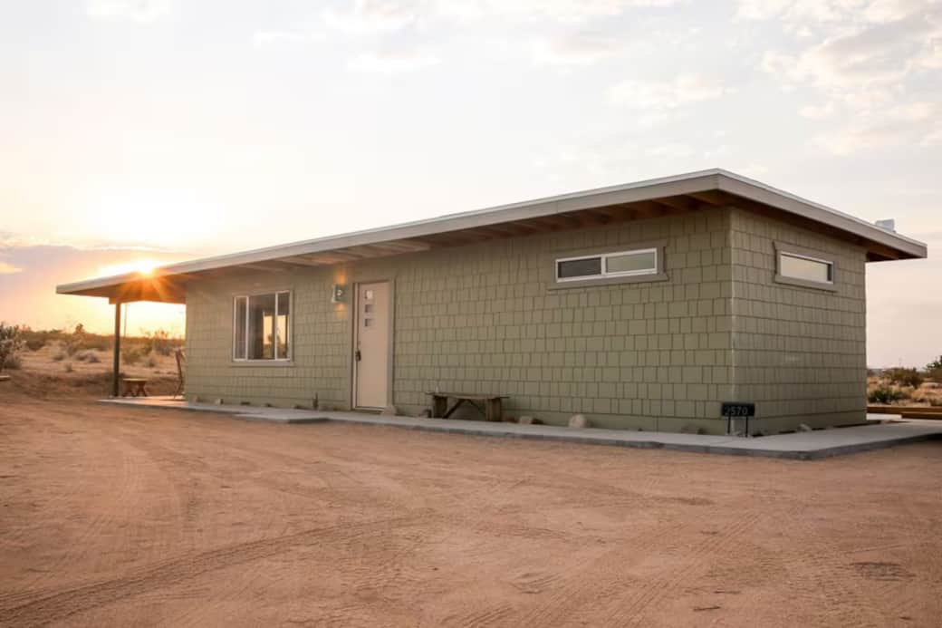 Motel California - Front of House Sunrise