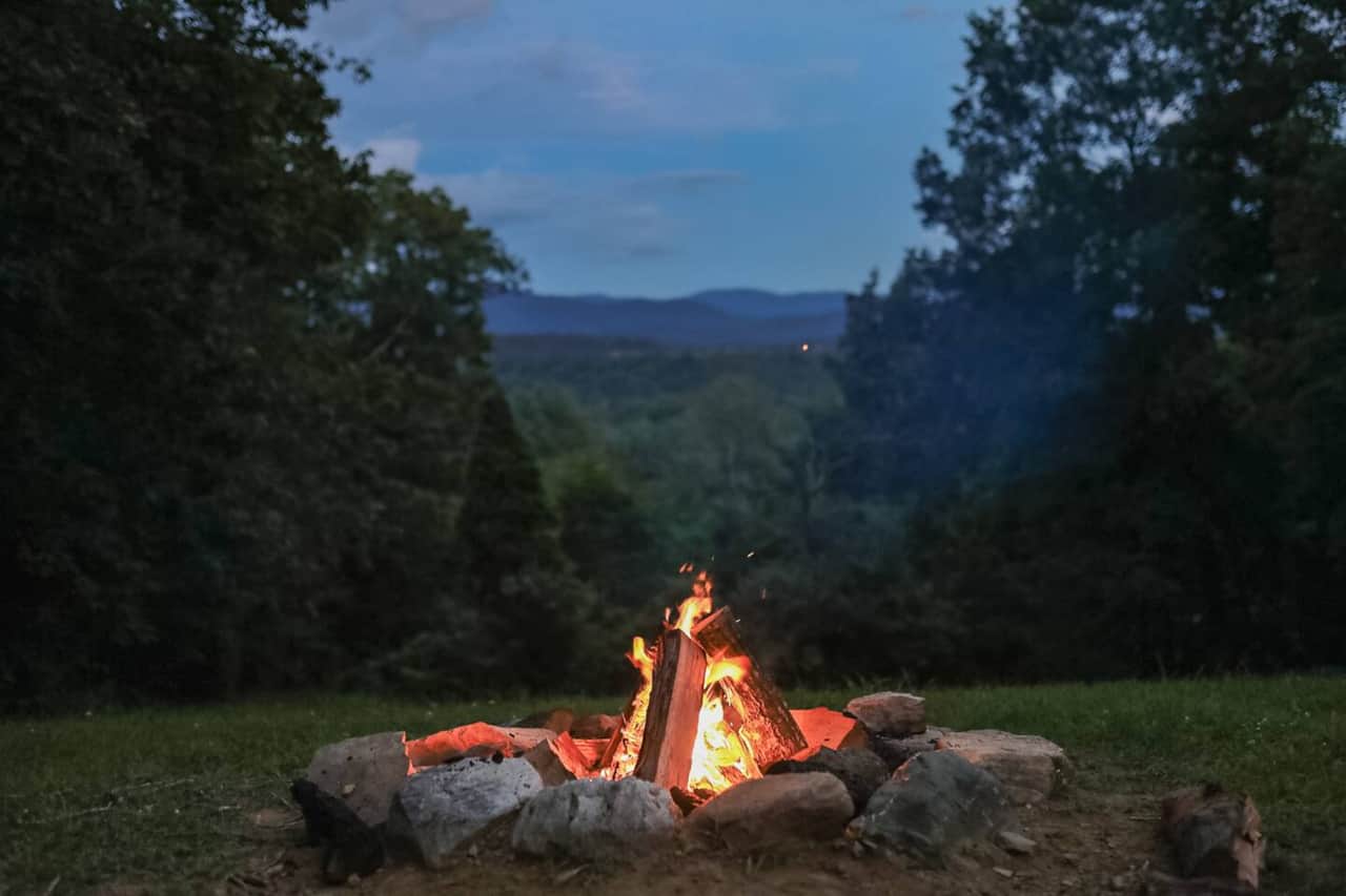 End the day roasting marshmallows around the fire pit beneath a sky full of stars.