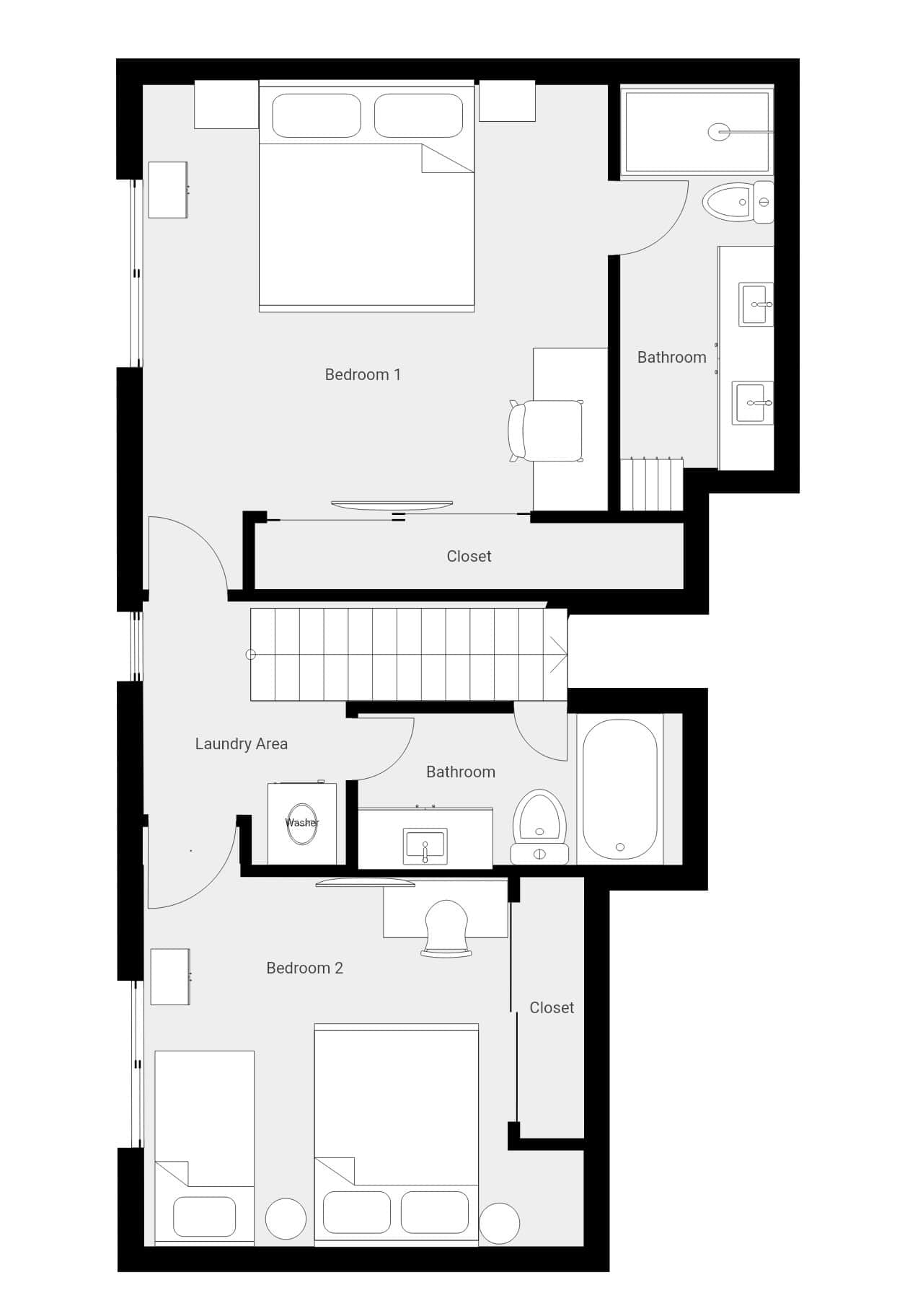 Lower Floor - Floor Plan