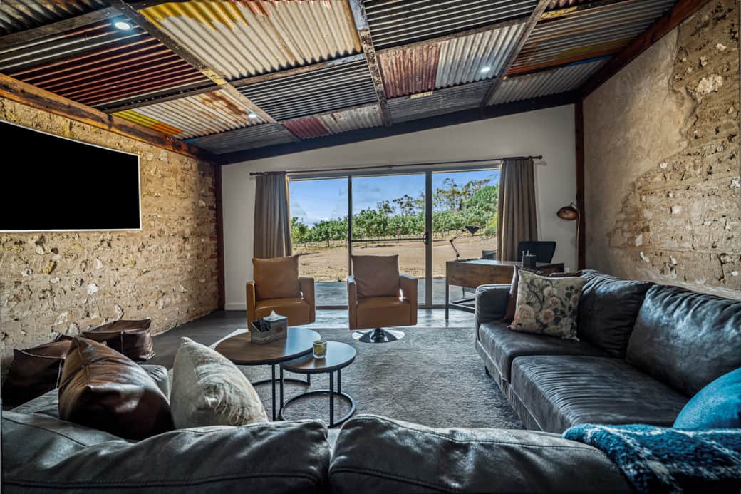 Lounge with views of Groves Lounge with views of Groves