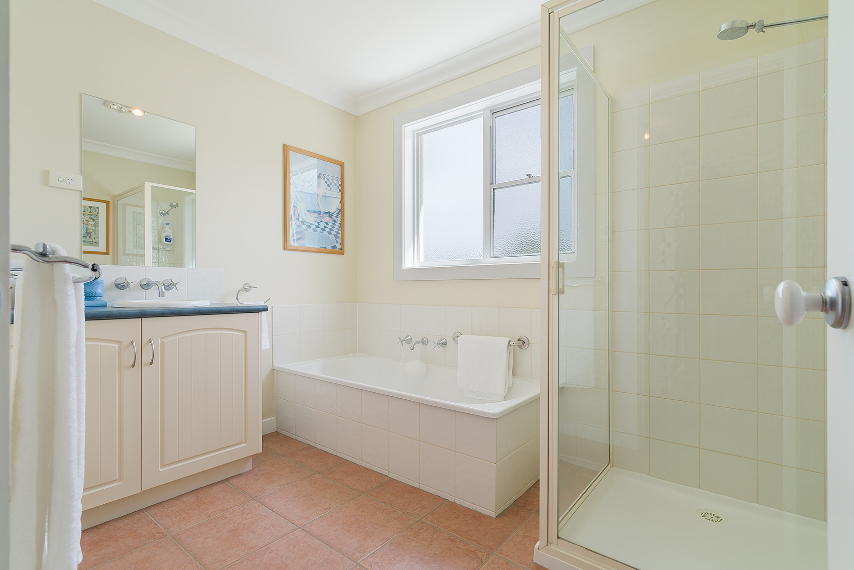 Wonderful bathroom separate shower and bathtub