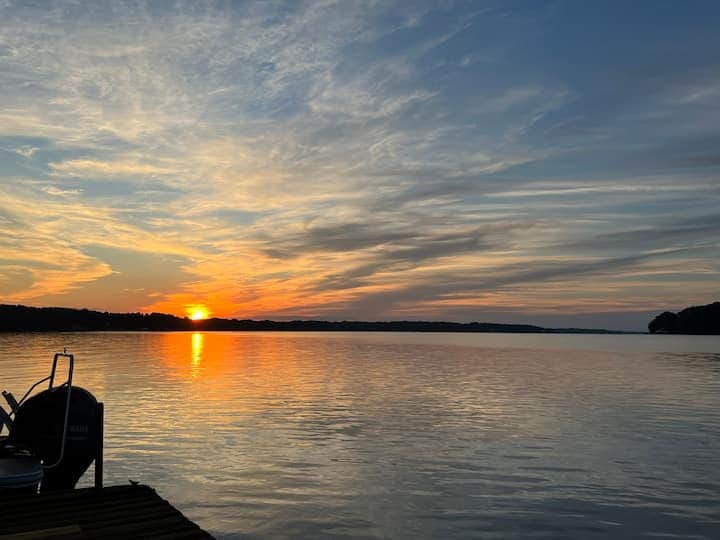 Sunrise from the dock