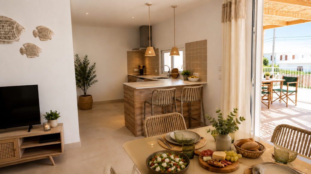 Salón y cocina Salón y cocina