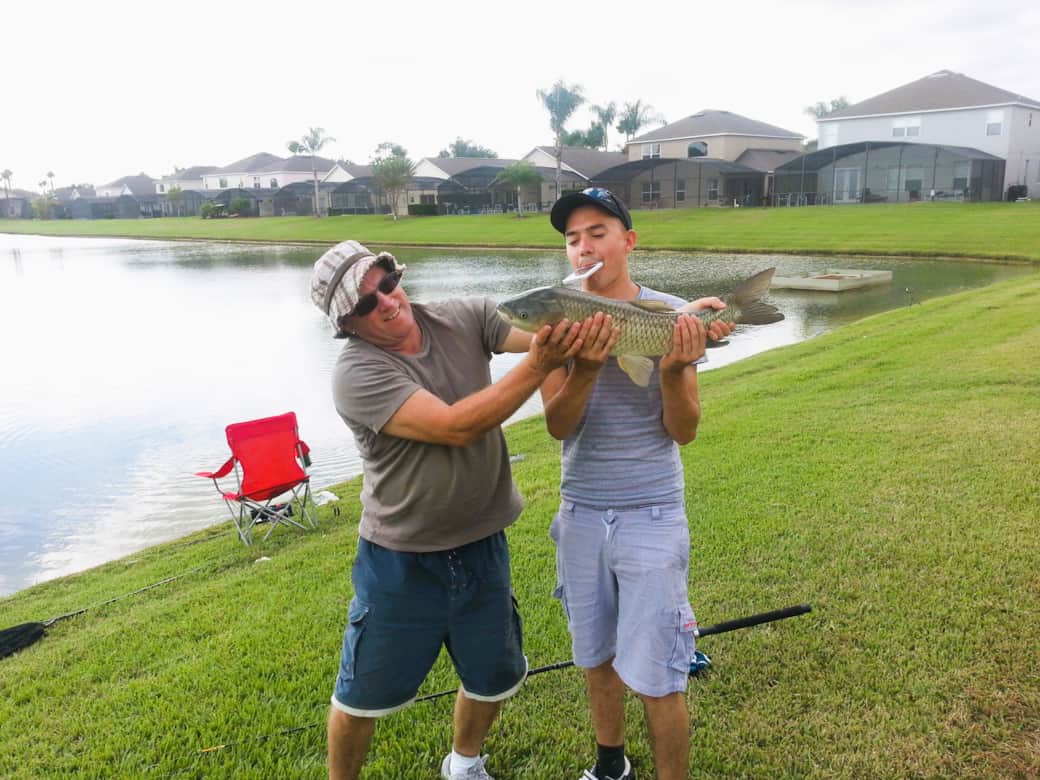 Caught just yards from your villa Caught just yards from your villa