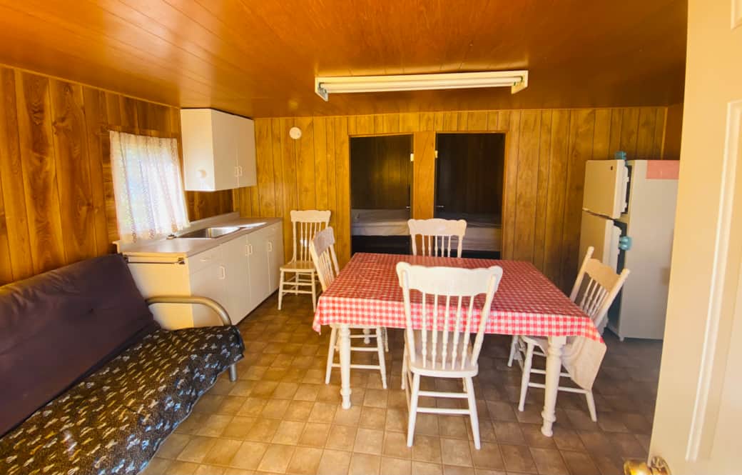 Inside of cabin - view from front door