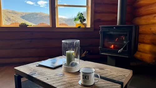 Fireplace- Bigger Cabin